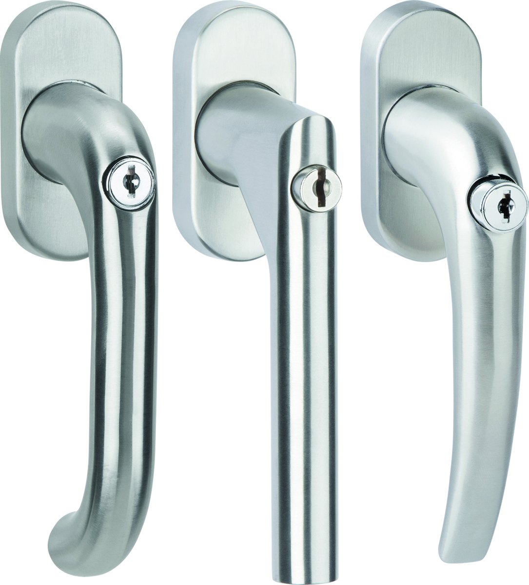 Abschließbare greenteQ Fenstergriffe aus Edelstahl mit 100 und 200 Nm Verdrehwiderstand - VBH ...